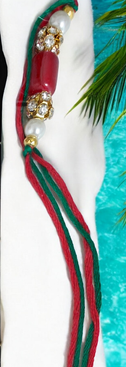 Red Bead Rakhi