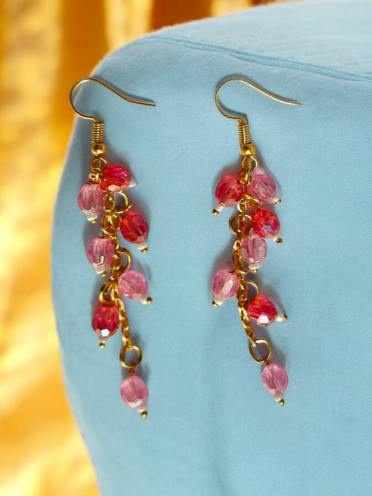 Everyday pink earrings