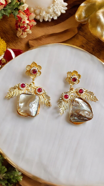 Mother of Pearl with Polki Kundan