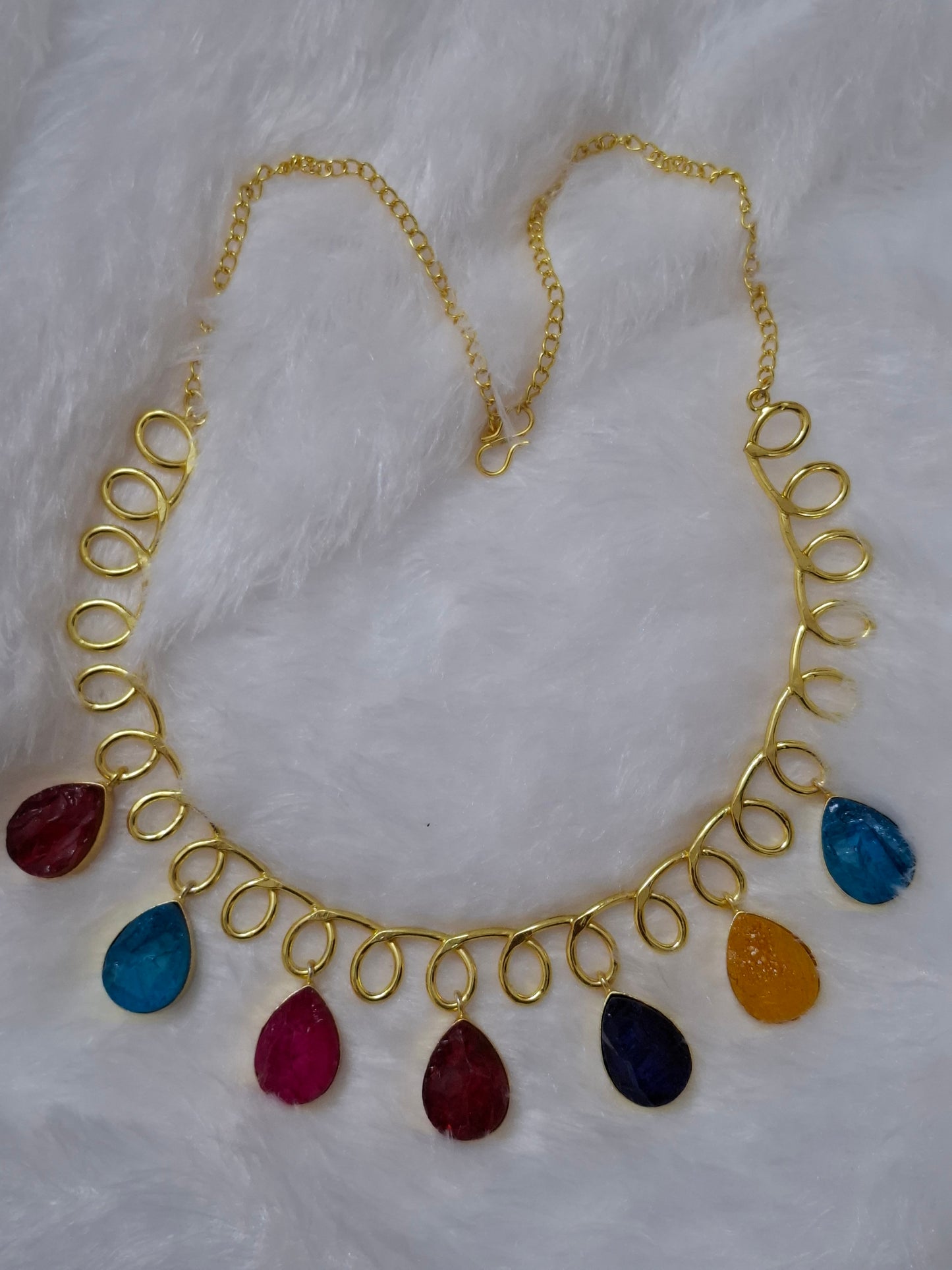 Natural stones necklace